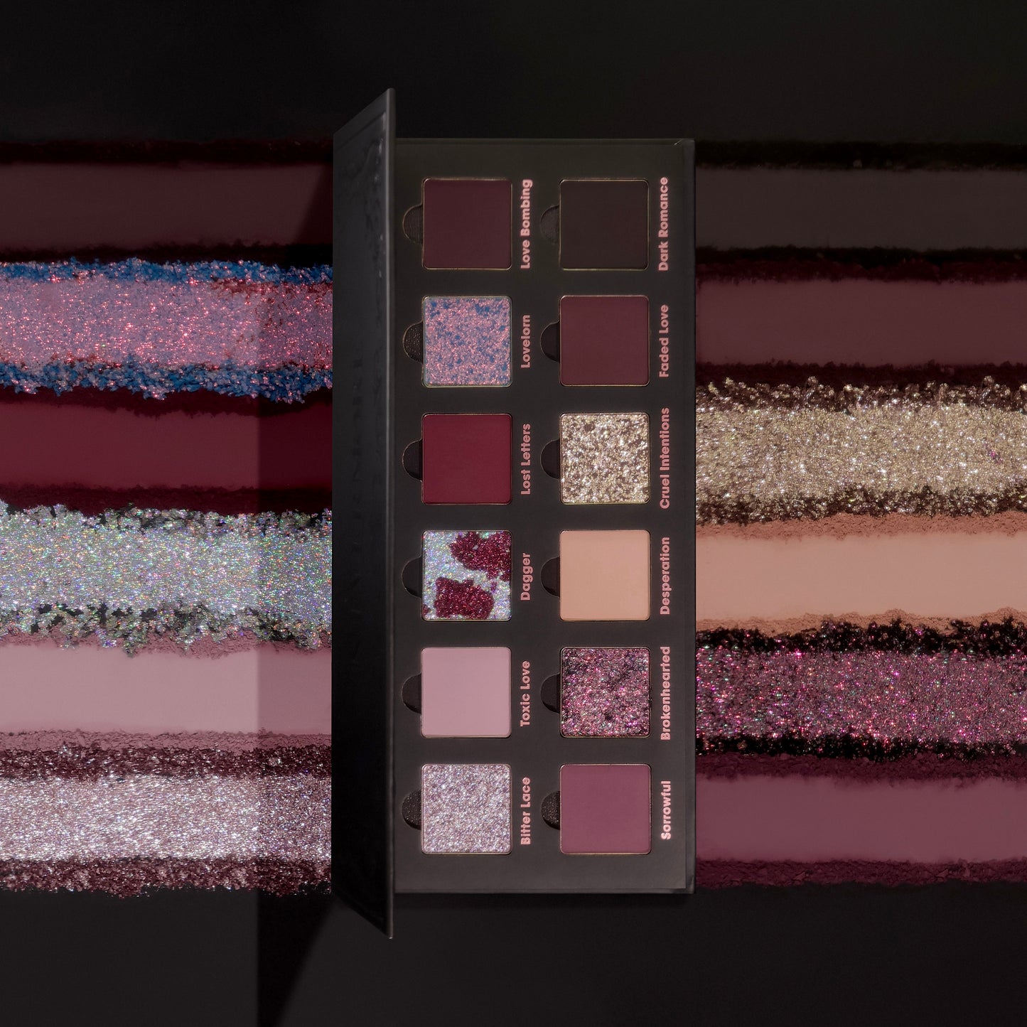 Nevermore 12-Pan Pressed Pigment and Eyeshadow Palette | Backorder: April 10th Shipment