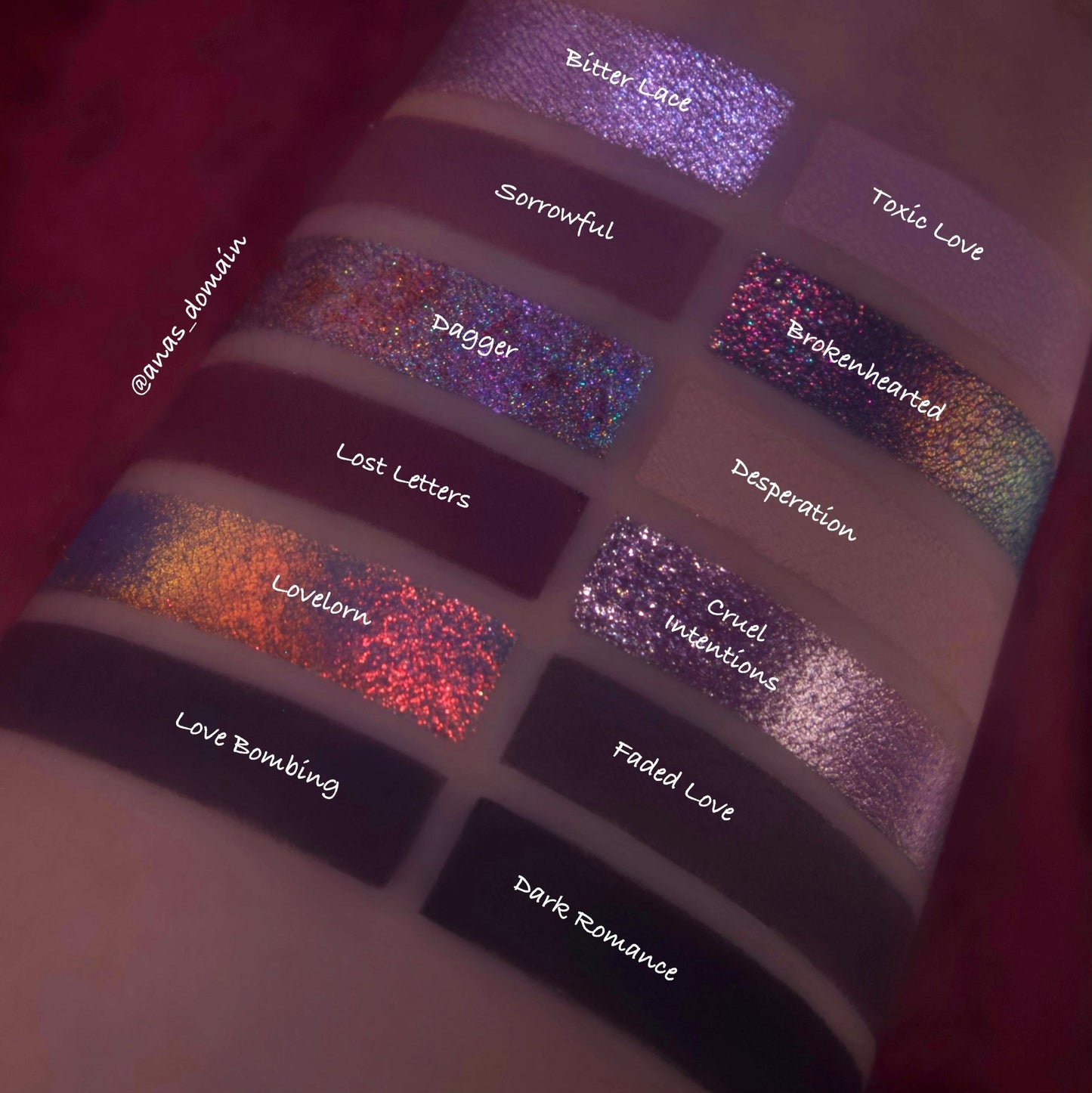 Nevermore 12 - Pan Pressed Pigment and Eyeshadow Palette - Ensley Reign Cosmetics