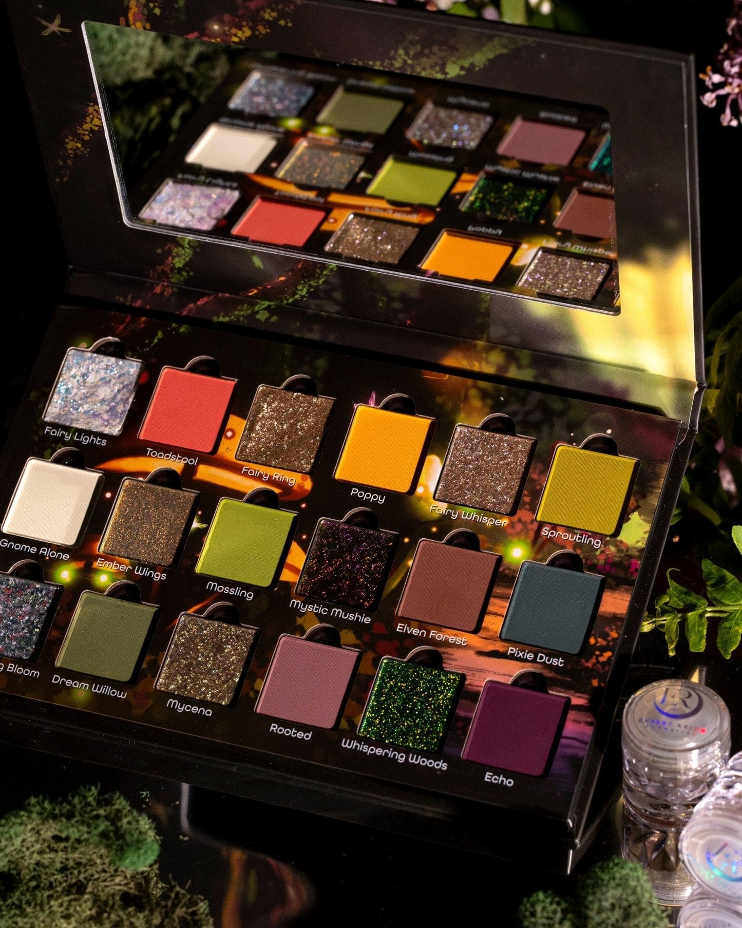 Whispering Woods 18 Pan Palette + Blush Palette Bundle - Ensley Reign Cosmetics