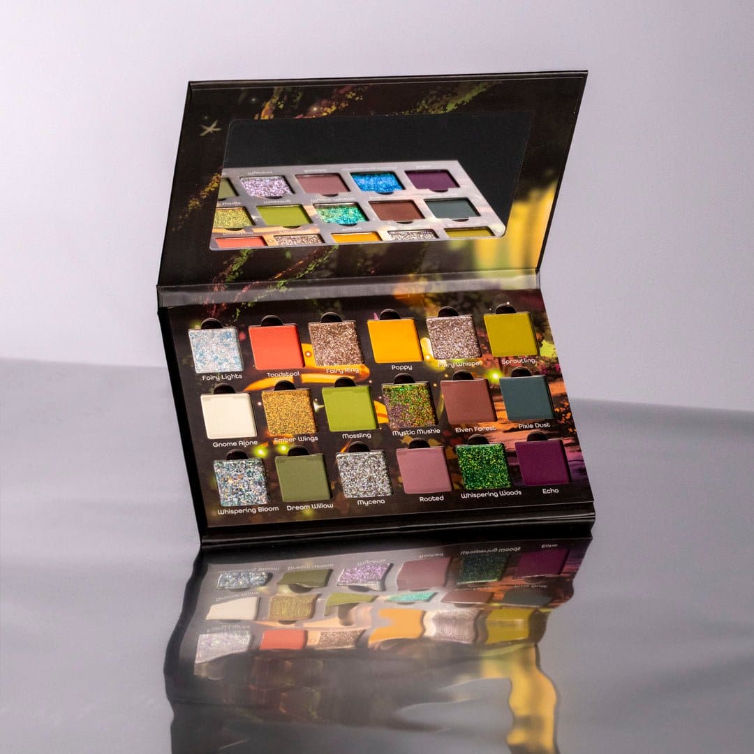 Whispering Woods 18 Pan Palette + Blush Palette Bundle - Ensley Reign Cosmetics