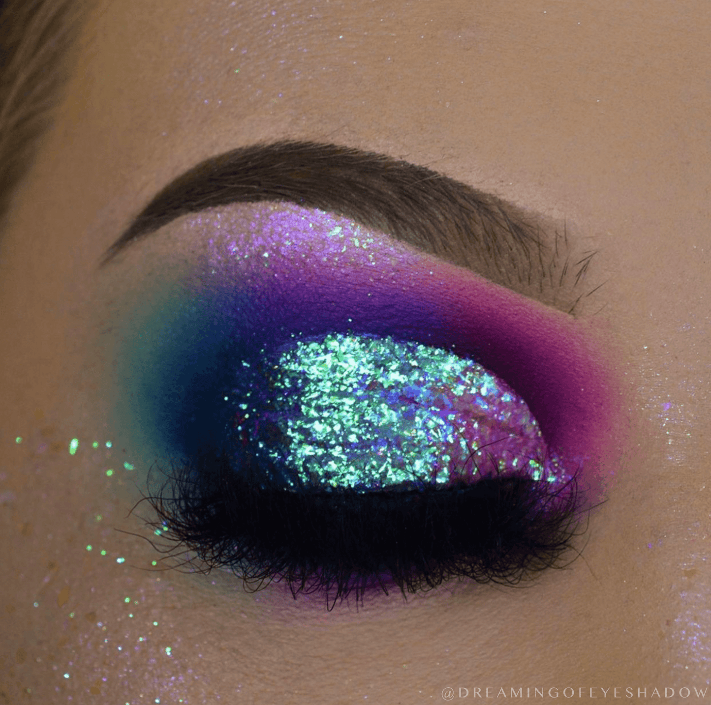 Spirit Aura Quartz Chameleon Glitter Flakes