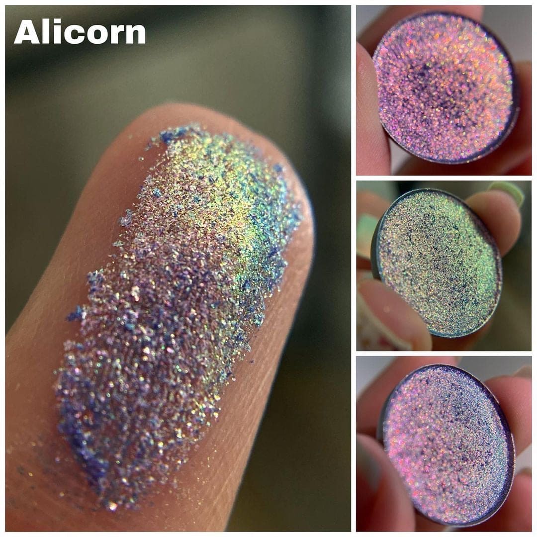 Alicorn Enchanted Multichrome Pressed Eyeshadow - Ensley Reign Cosmetics