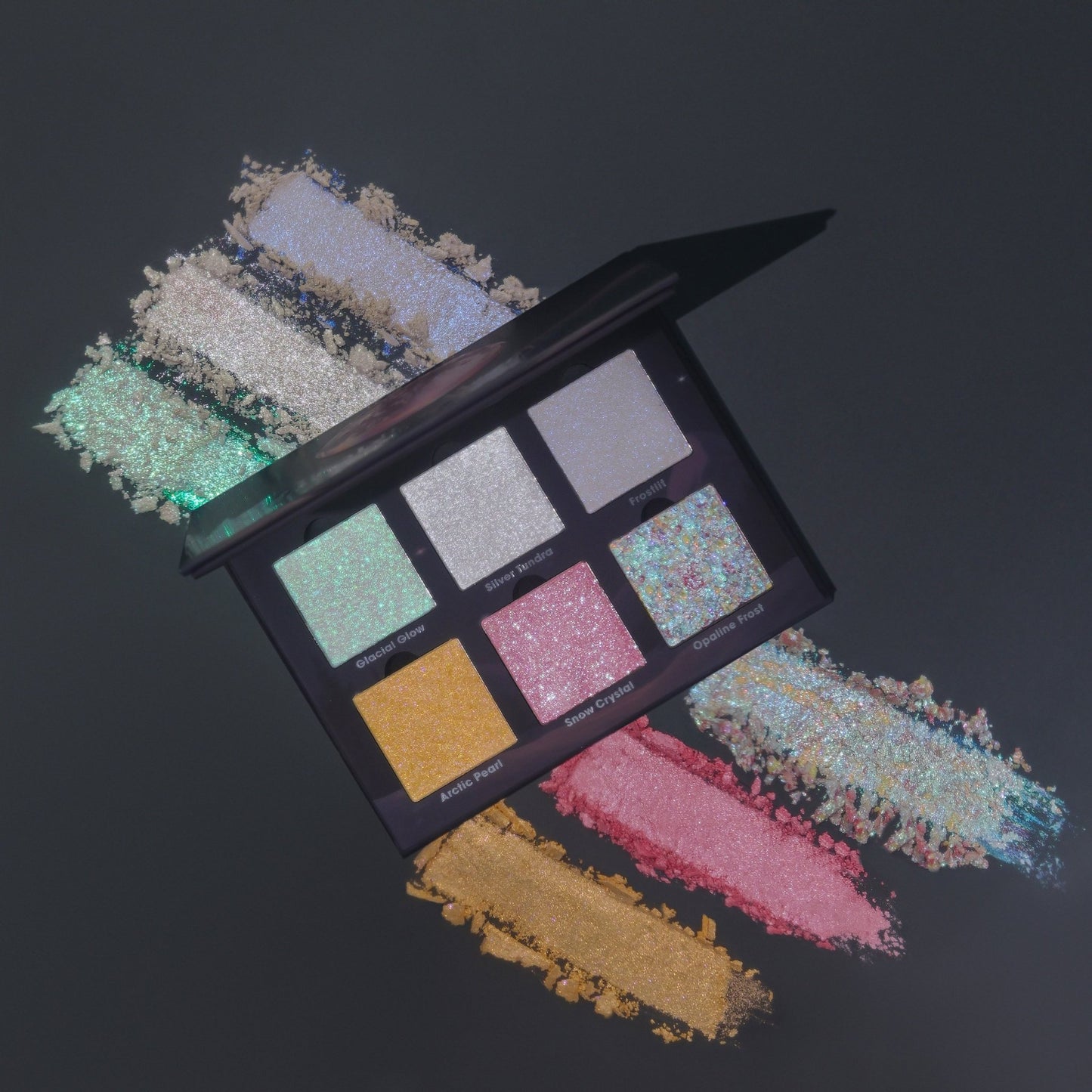 Cold Moon v2: Makeup and Eyeshadow Palette Plus Highlighter Palette Bundle - Ensley Reign Cosmetics