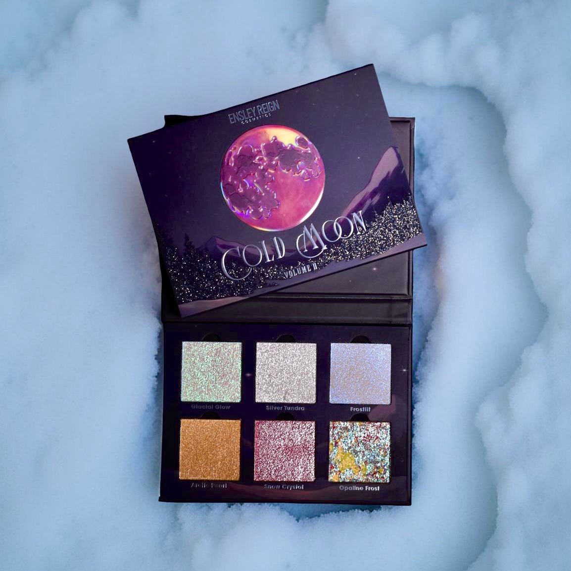 Cold Moon v2: Makeup and Eyeshadow Palette Plus Highlighter