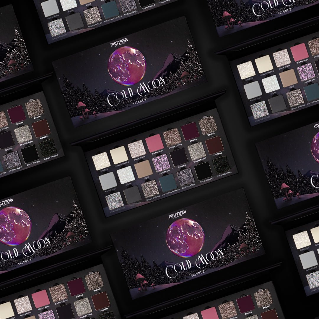 Cold Moon Volume 2 Makeup and Eyeshadow Palette - Ensley Reign Cosmetics