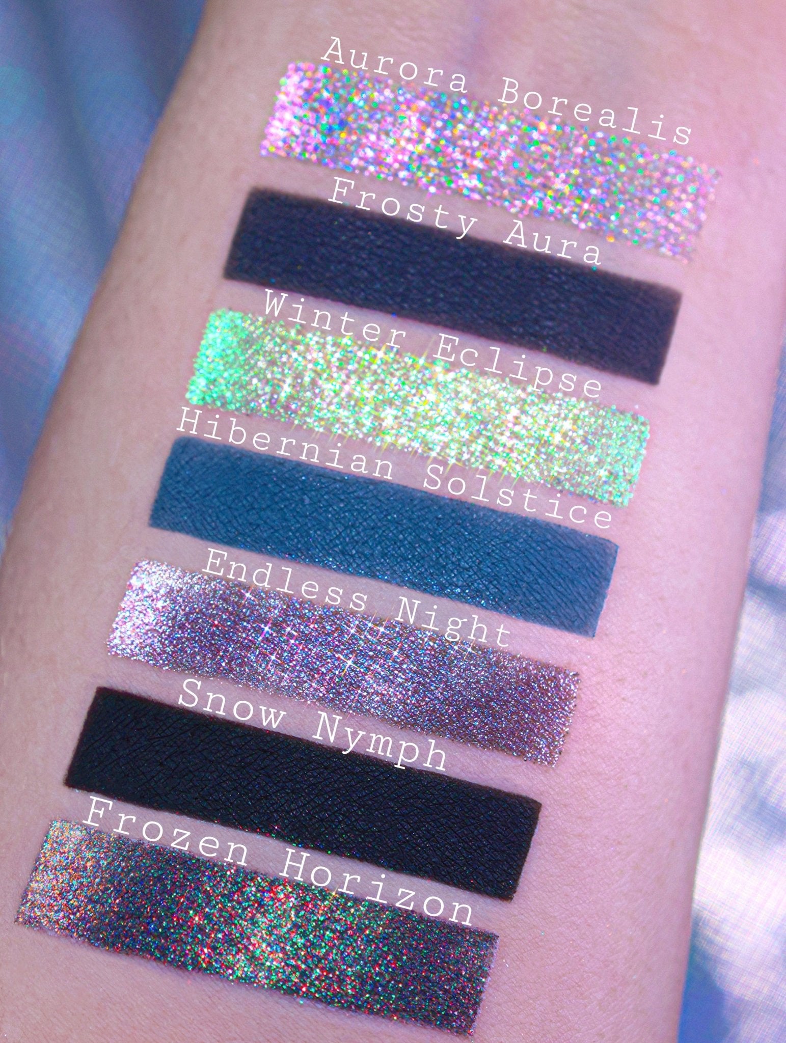 Cold Moon Volume 2 Makeup and Eyeshadow Palette - Ensley Reign Cosmetics