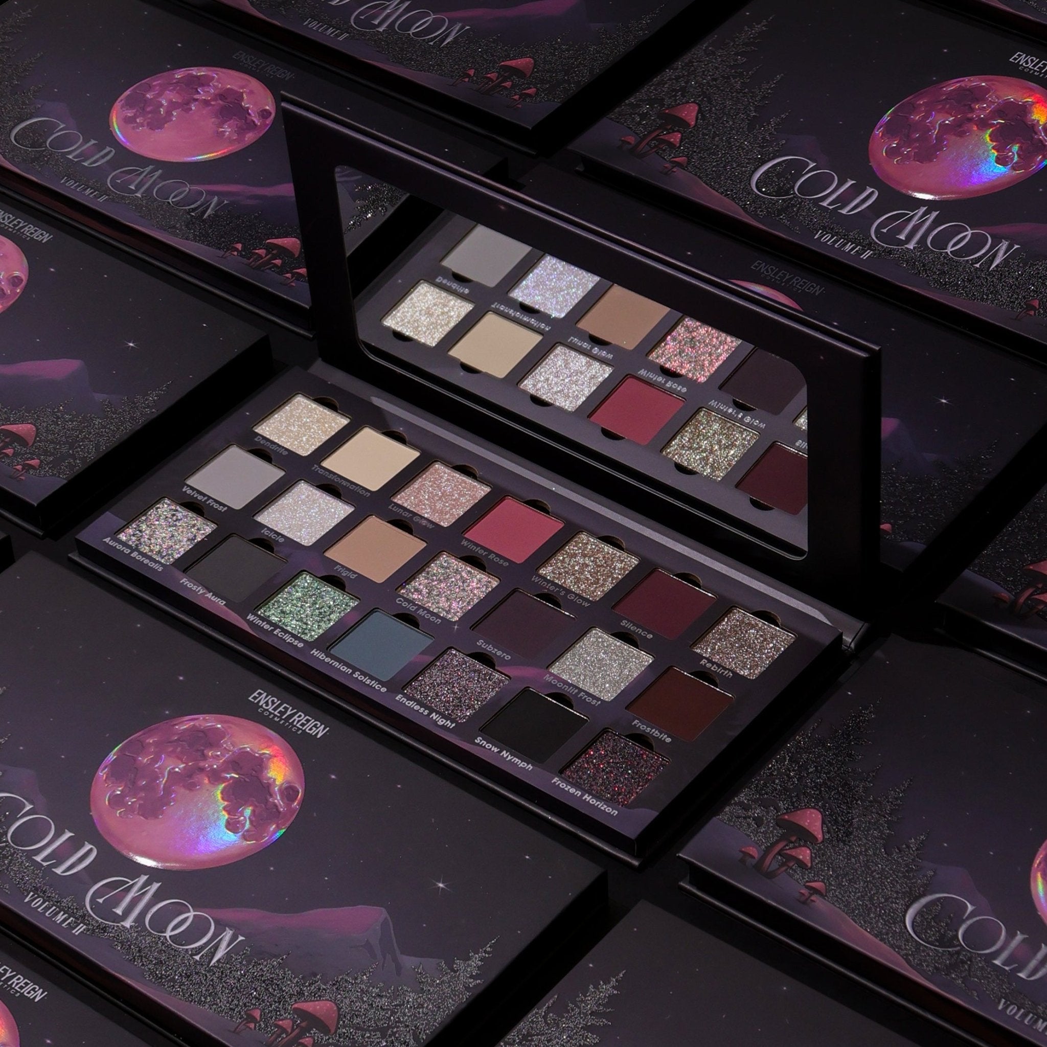 Cold Moon Volume 2 Makeup and Eyeshadow Palette - Ensley Reign Cosmetics