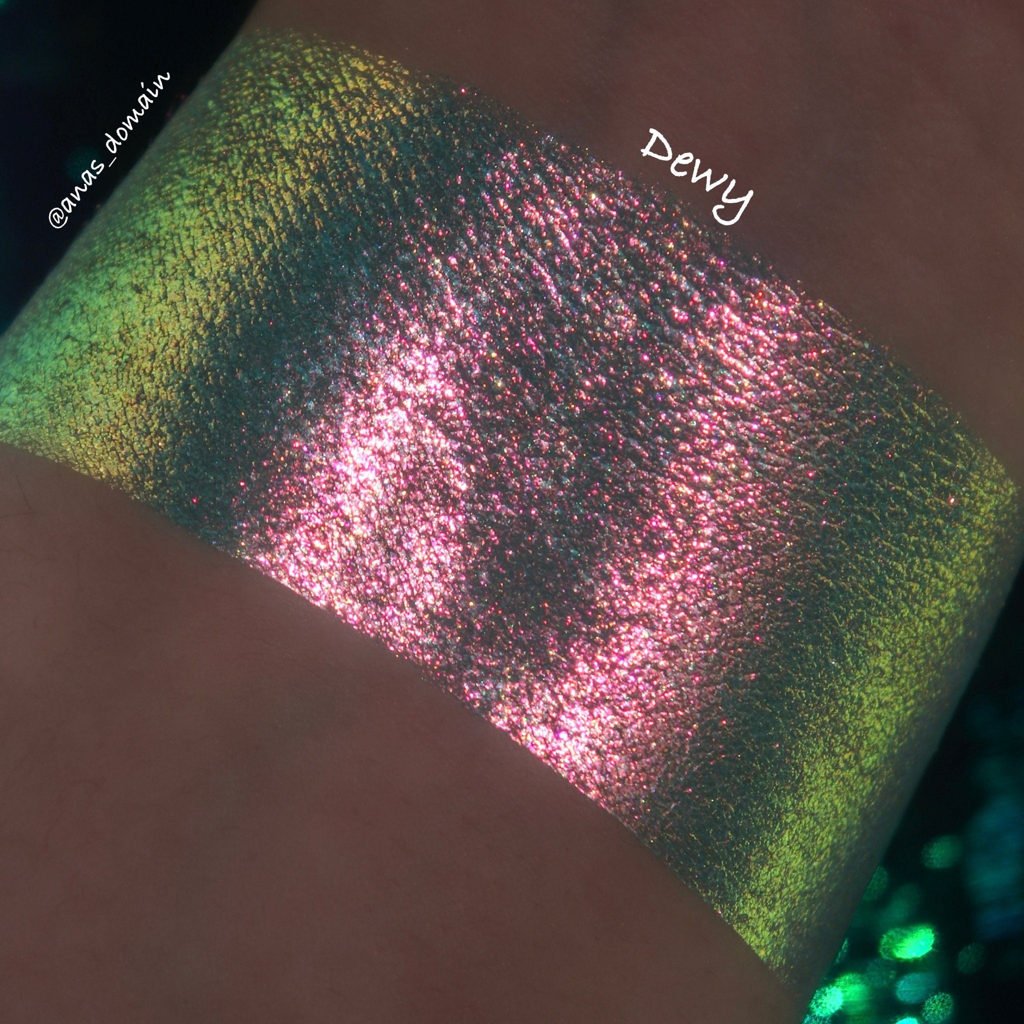 Dewy Multichrome Pressed Pigment Eyeshadow Single - Ensley Reign Cosmetics