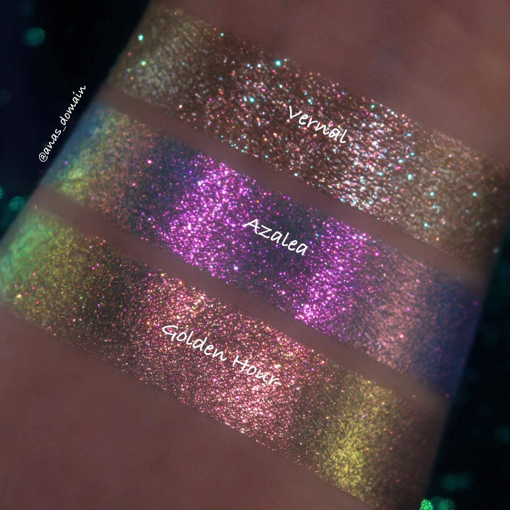 Golden Hour Moon Dust - Multichrome Loose Powder Eyeshadow - Ensley Reign Cosmetics