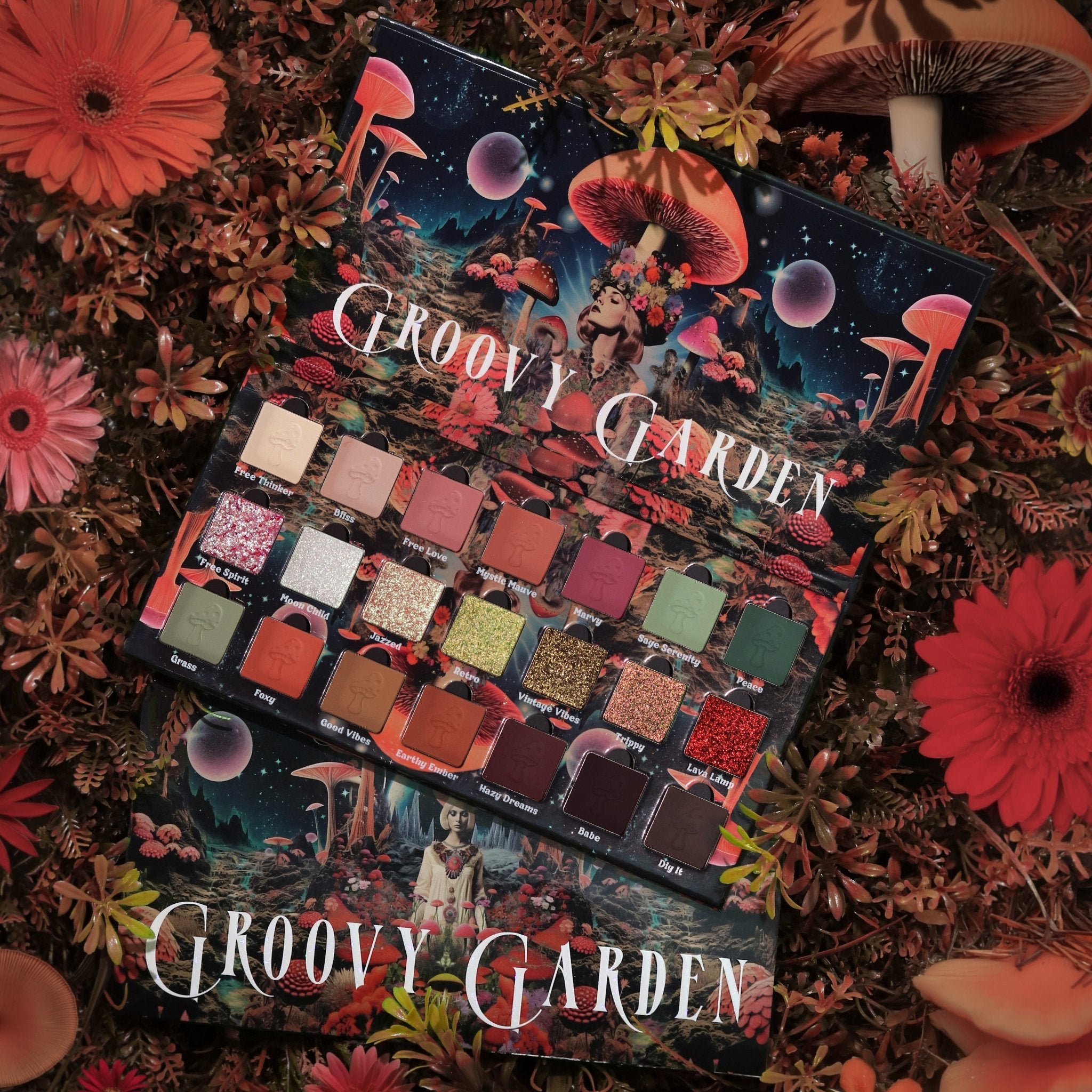 Groovy Garden Eyeshadow Palette - Ensley Reign Cosmetics