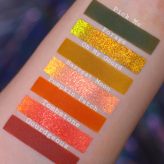 Harvest Moon 21-Pan Fall Pressed Pigment & Eyeshadow Palette - Ensley Reign Cosmetics