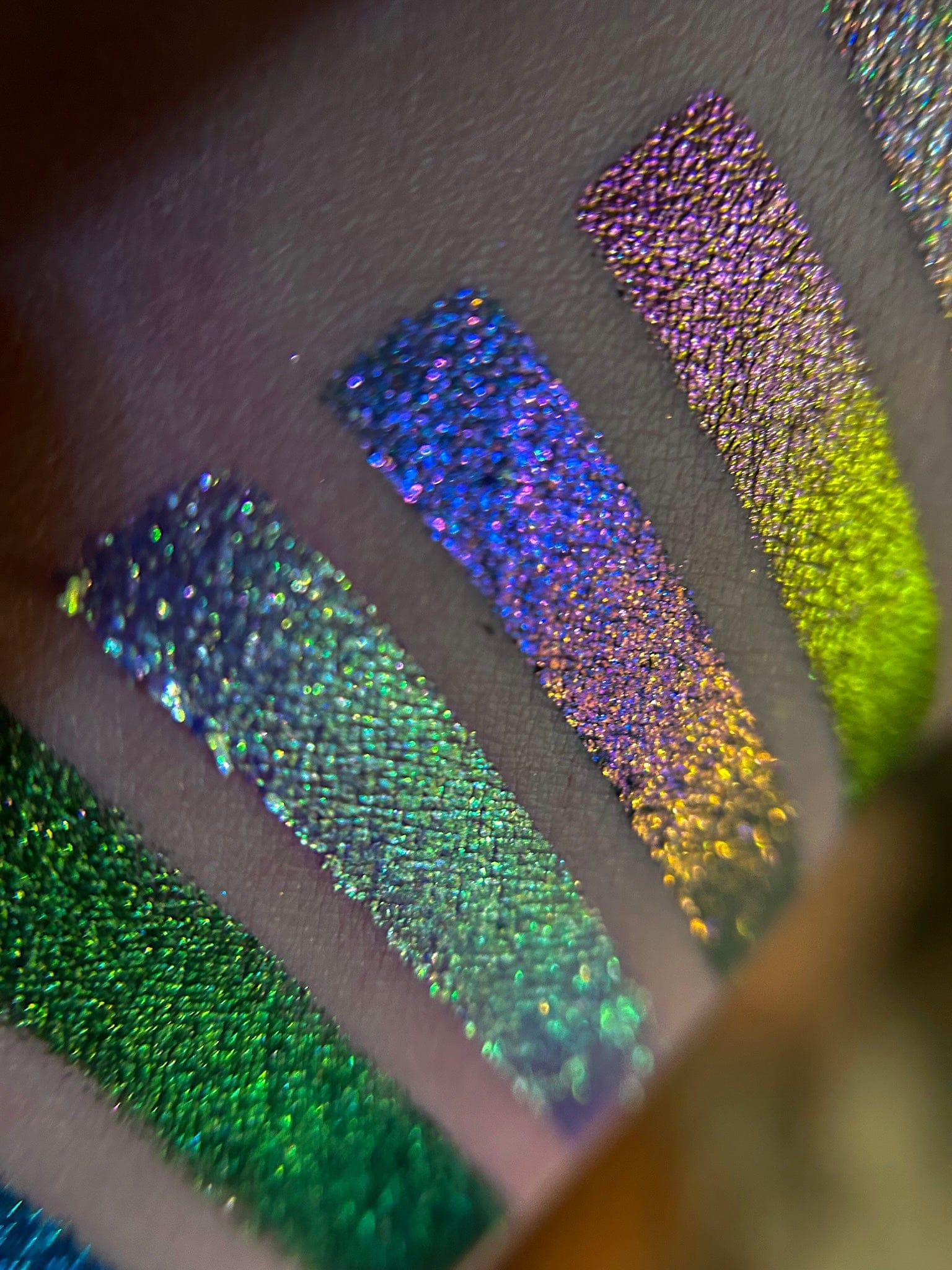"Limited Edition Multi-Chrome Pressed Pigment Eyeshadows - Create Out of This World Looks Today!"